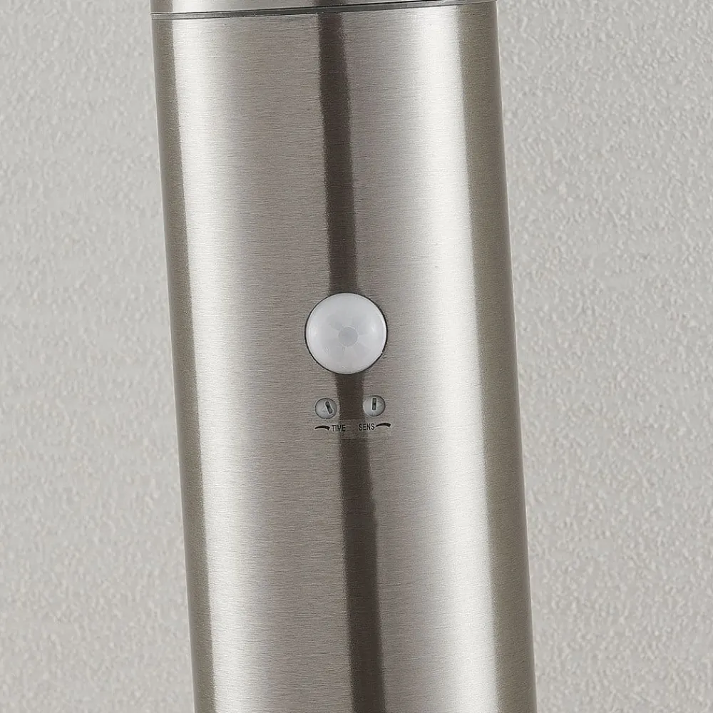 Gadebelysning Med Sensor|Gadebelysning ^ Lindby Piper Sensor-vejlampe i stål