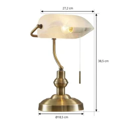 Lindby Arbejdsrum/Kontor|Bordlamper > Profina skrivebordslampe, bronze