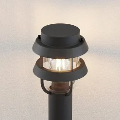 Lindby Terrassebelysning|Gadebelysning > pullert Alvaro, antracit, 60 cm, IP44, E27