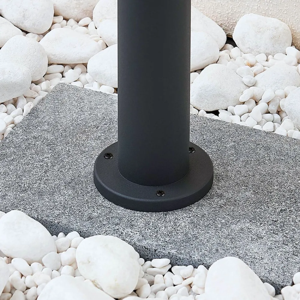 Lindby Terrassebelysning|Gadebelysning > pullert Alvaro, antracit, 60 cm, IP44, E27