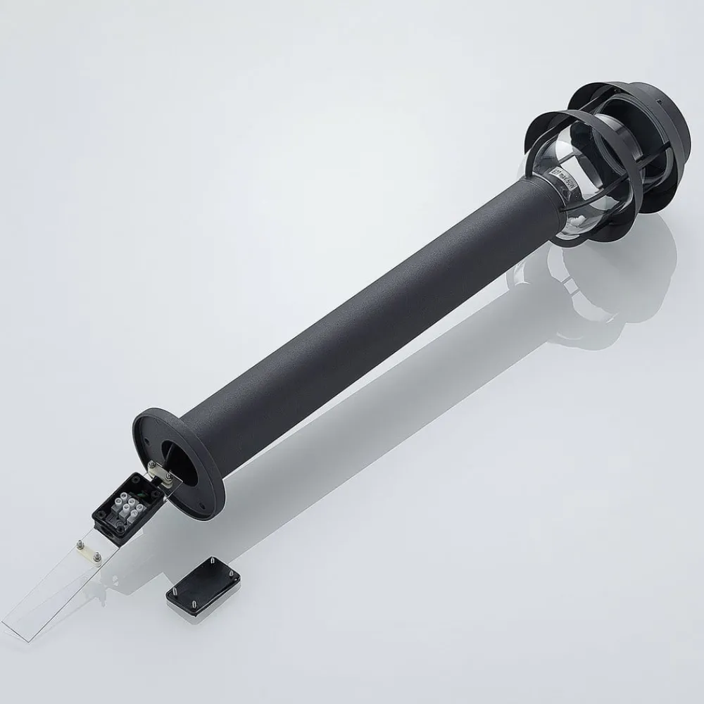 Lindby Terrassebelysning|Gadebelysning > pullert Alvaro, antracit, 60 cm, IP44, E27