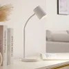 Lindby Bordlamper > Radka bordlampe, hvid, plast, GU10, fleksibel arm