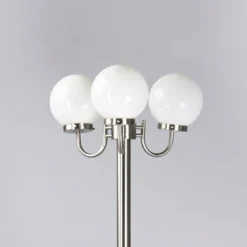 Lindby Lygtepæle > Samuel udendørslampe, 218 cm, 3 lyskilder, kugle, E27, IP44