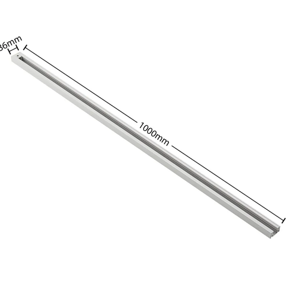 Lindby Skinnesystem > skinnesystem Linaro, GU10, 4 lyskilder, hvid, Ø 9 cm