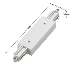 Lindby Skinnesystem > skinnesystem Linaro, GU10, 4 lyskilder, hvid, Ø 9 cm