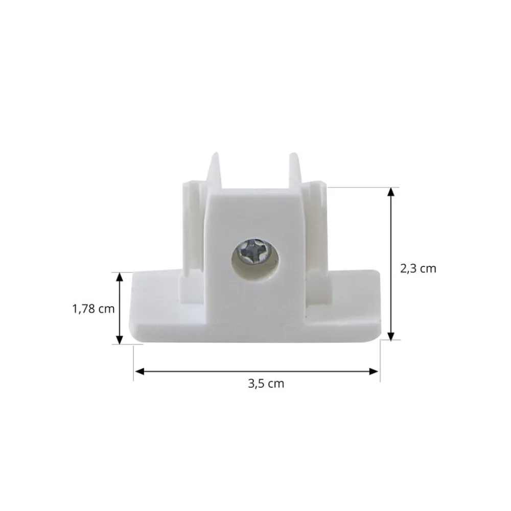 Lindby Skinnesystem > skinnesystem Linaro, GU10, 4 lyskilder, hvid, Ø 9 cm