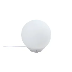 Lindby Bordlamper > Smart LED-bordlampe Cosmia, hvid, glas, Tuya