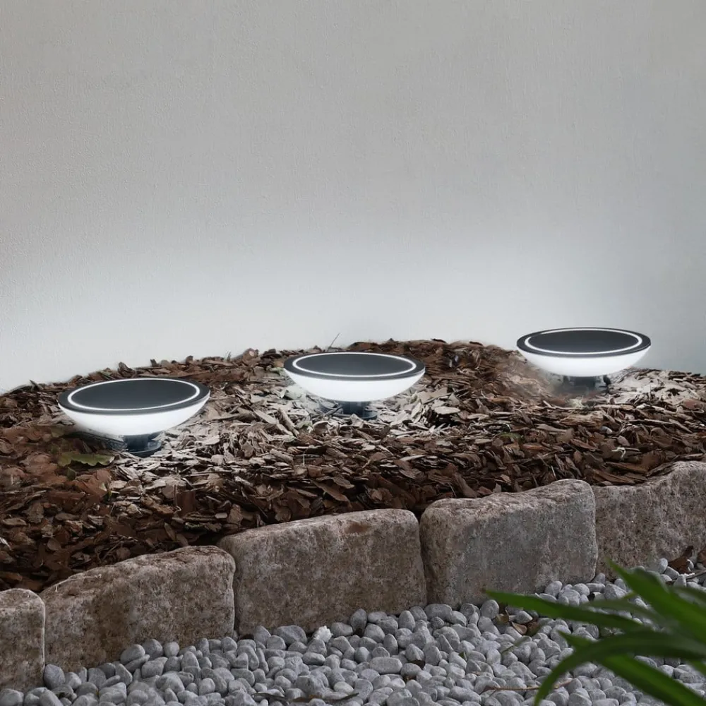 Lindby Terrassebelysning|Udendørs Spot > Smart LED jordspydslys Thalas, CCT ,RGB, Tuya, 3 enheder