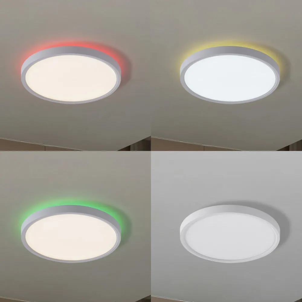 Lindby Gang|Loftlamper > Smart LED-loftlampe Deika, Ø 30 cm, hvid, Tuya