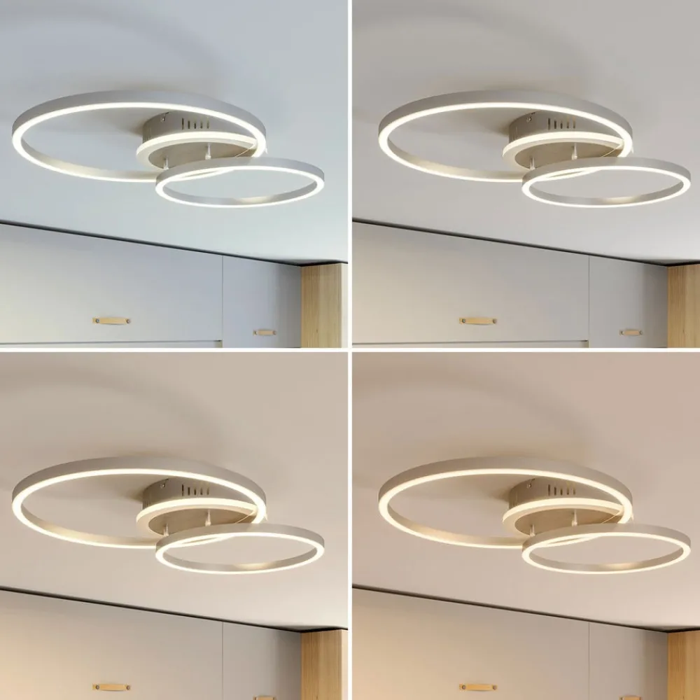 Lindby Gang|Loftlamper > Smart LED-loftlampe Edica, 58 cm, Tuya, CCT