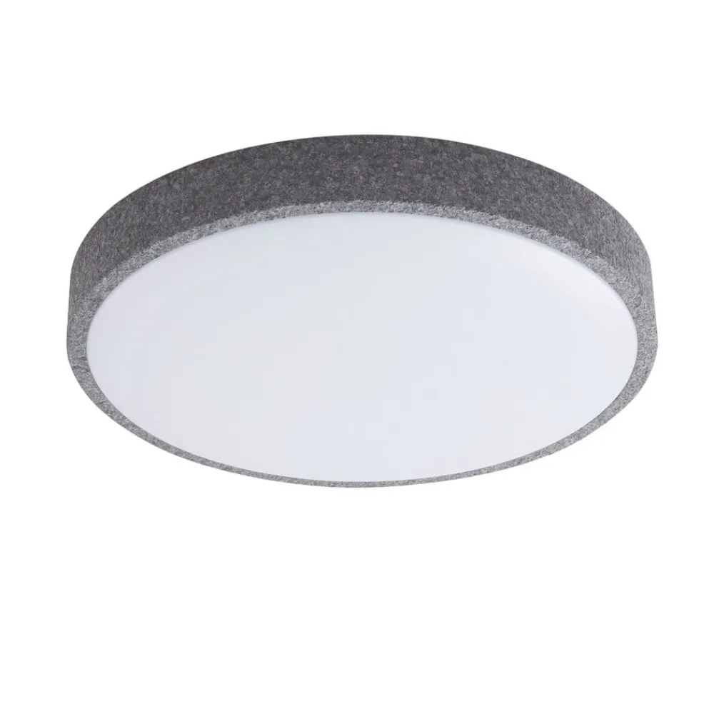 Lindby Loftlamper|Loftlamper > Smart LED-loftlampe Elmor Ø 39 cm grå RGB CCT