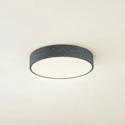 Gang|Loftlamper ^ Lindby Smart LED-loftlampe Elmor Ø 45 cm grå RGB CCT