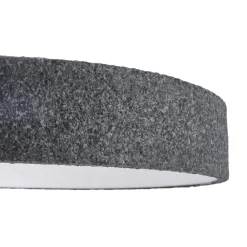 Gang|Loftlamper ^ Lindby Smart LED-loftlampe Elmor Ø 45 cm grå RGB CCT