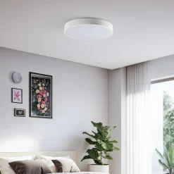 Lindby Loftlamper|Loftlamper > Smart LED-loftlampe Innes hvid Ø 38 cm RGB CCT Tuya