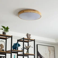 Lindby Gang|Loftlamper > Smart LED-loftlampe Innes træ Ø51cm RGB CCT Tuya