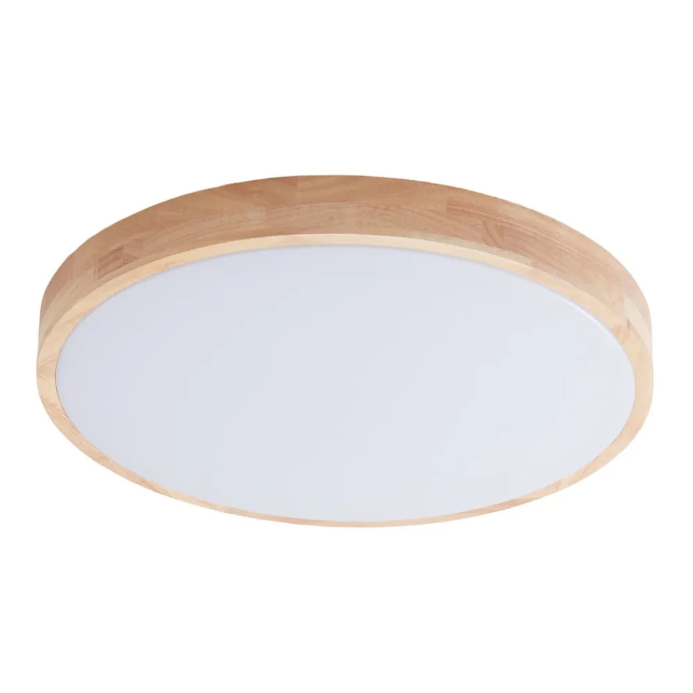Gang|Loftlamper ^ Lindby Smart LED-loftlampe Innes træ Ø39cm RGB CCT Tuya