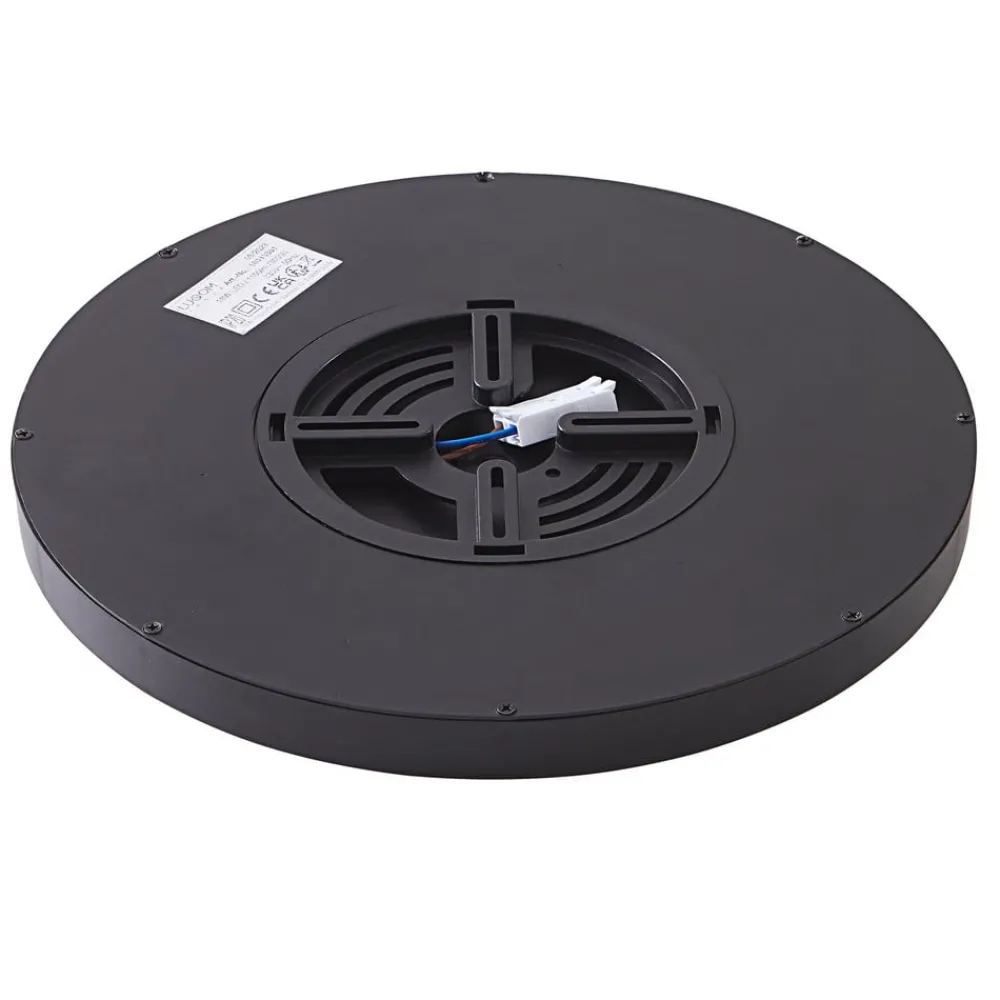 Lindby Loftlamper|Loftlamper > Smart LED loftlampe Pravin, Ø 50 cm, CCT, sort
