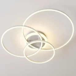 Gang|Loftlamper ^ Lindby Smart LED-loftlampe Tula, fjernbetjening, Tuya CCT