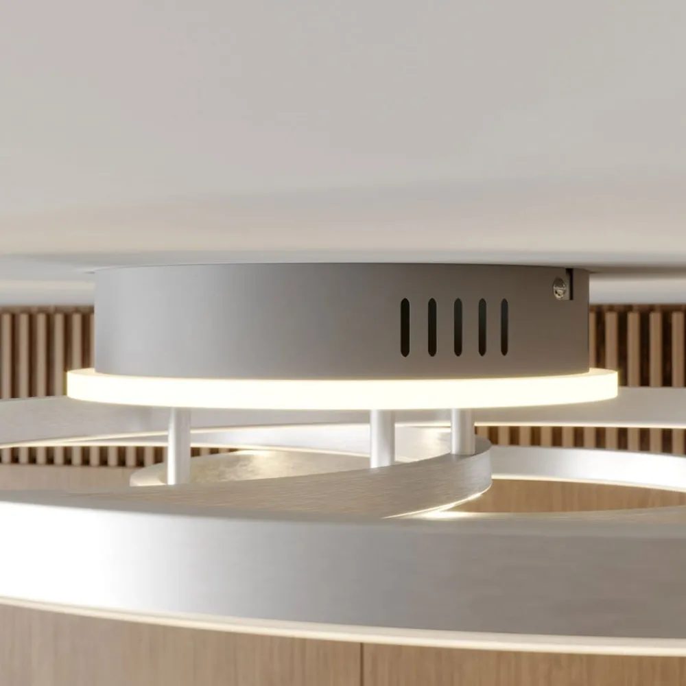 Gang|Loftlamper ^ Lindby Smart LED-loftlampe Tula, fjernbetjening, Tuya CCT
