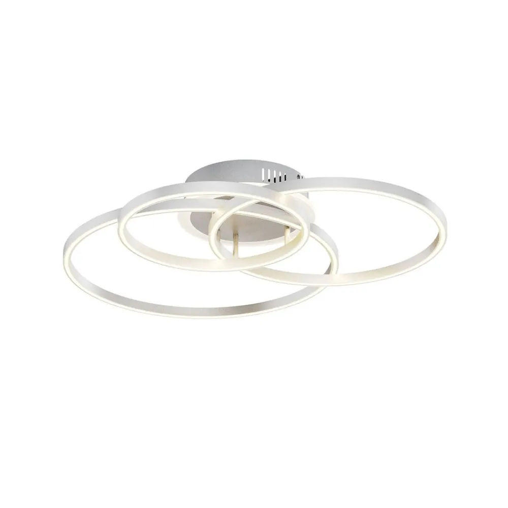 Gang|Loftlamper ^ Lindby Smart LED-loftlampe Tula, fjernbetjening, Tuya CCT