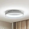 Gang|Loftlamper ^ Lindby Smart LED-loftslampe Yasmen, hvid, metal, CCT, Tuya