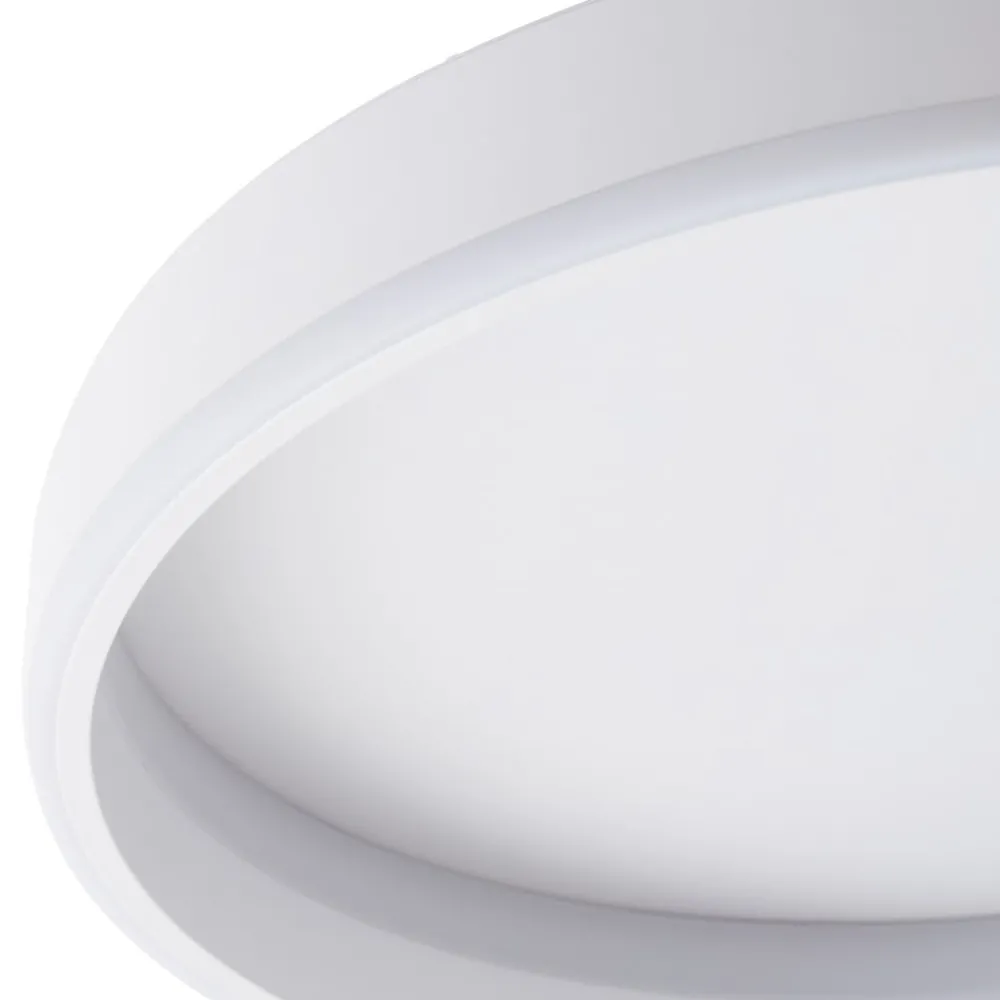 Gang|Loftlamper ^ Lindby Smart LED-loftslampe Yasmen, hvid, metal, CCT, Tuya