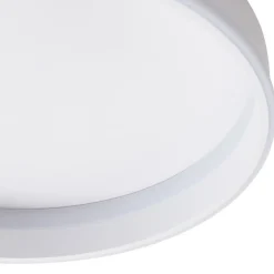 Gang|Loftlamper ^ Lindby Smart LED-loftslampe Yasmen, hvid, metal, CCT, Tuya