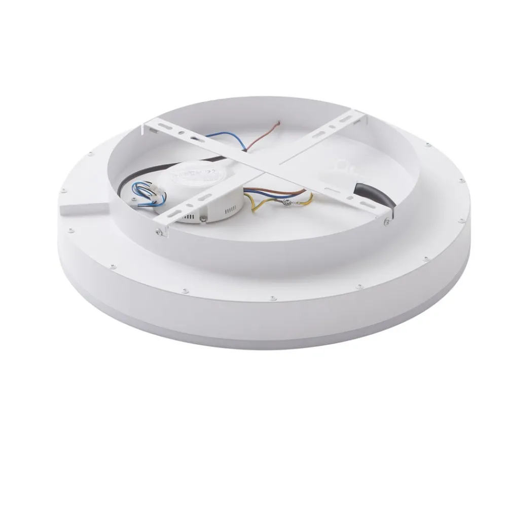 Gang|Loftlamper ^ Lindby Smart LED-loftslampe Yasmen, hvid, metal, CCT, Tuya