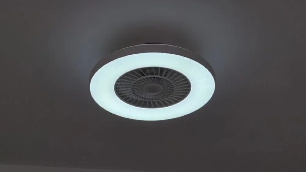 Lindby Loftventilatorer > Smart LED-loftventilator Paavo, hvid, støjsvag, Tuya