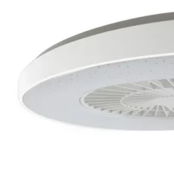 Lindby Loftventilatorer > Smart LED-loftventilator Paavo, hvid, støjsvag, Tuya