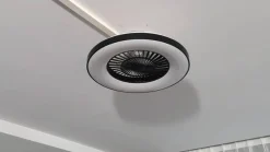 Lindby Loftventilatorer > Smart LED-loftventilator Paavo sort, lydsvag Tuya