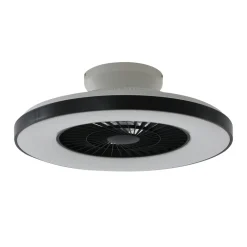 Lindby Loftventilatorer > Smart LED-loftventilator Paavo sort, lydsvag Tuya