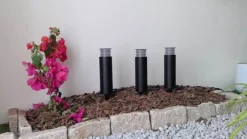 Lindby Terrassebelysning|Sokkellamper > Smart LED-sokkellampe Kaelo, CCT, RGB, Tuya, 3 enheder