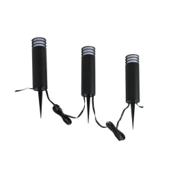 Lindby Terrassebelysning|Sokkellamper > Smart LED-sokkellampe Kaelo, CCT, RGB, Tuya, 3 enheder