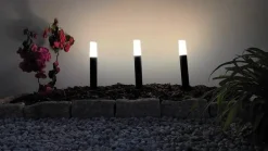 Lindby Terrassebelysning|Sokkellamper > Smart LED-sokkellampe Elvor, CCT, RGB, Tuya, 3 enheder