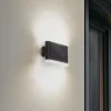 Lindby Terrassebelysning|Væglamper > Smart LED udendørs væglampe Elvi, CCT, RGB, Tuya, IP54