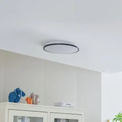 Loftlamper ^ Lindby Smart Swaran LED-loftslampe, Ø39,5 cm, RGB, CCT, Tuya