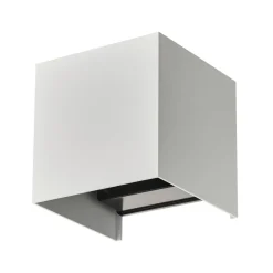 Lindby Terrassebelysning|Væglamper > Smart udendørs LED-væglampe Dara, 10 cm, hvid, CCT Tuya