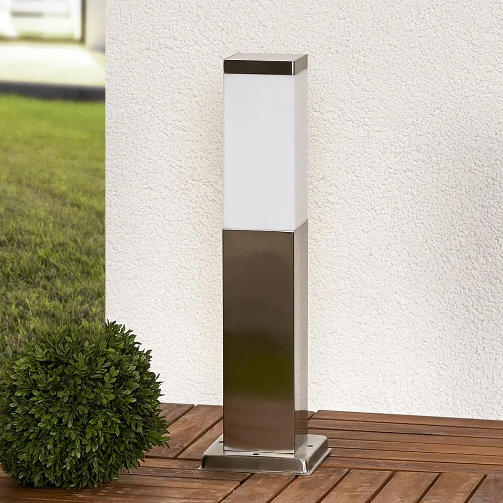 Lindby Sokkellamper > sokkelampe Lorian, 45 cm, stål, IP44, E27