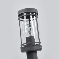 Lindby Terrassebelysning|Sokkellamper > sokkellampe Djori, 50 cm, antracit, stål, E27
