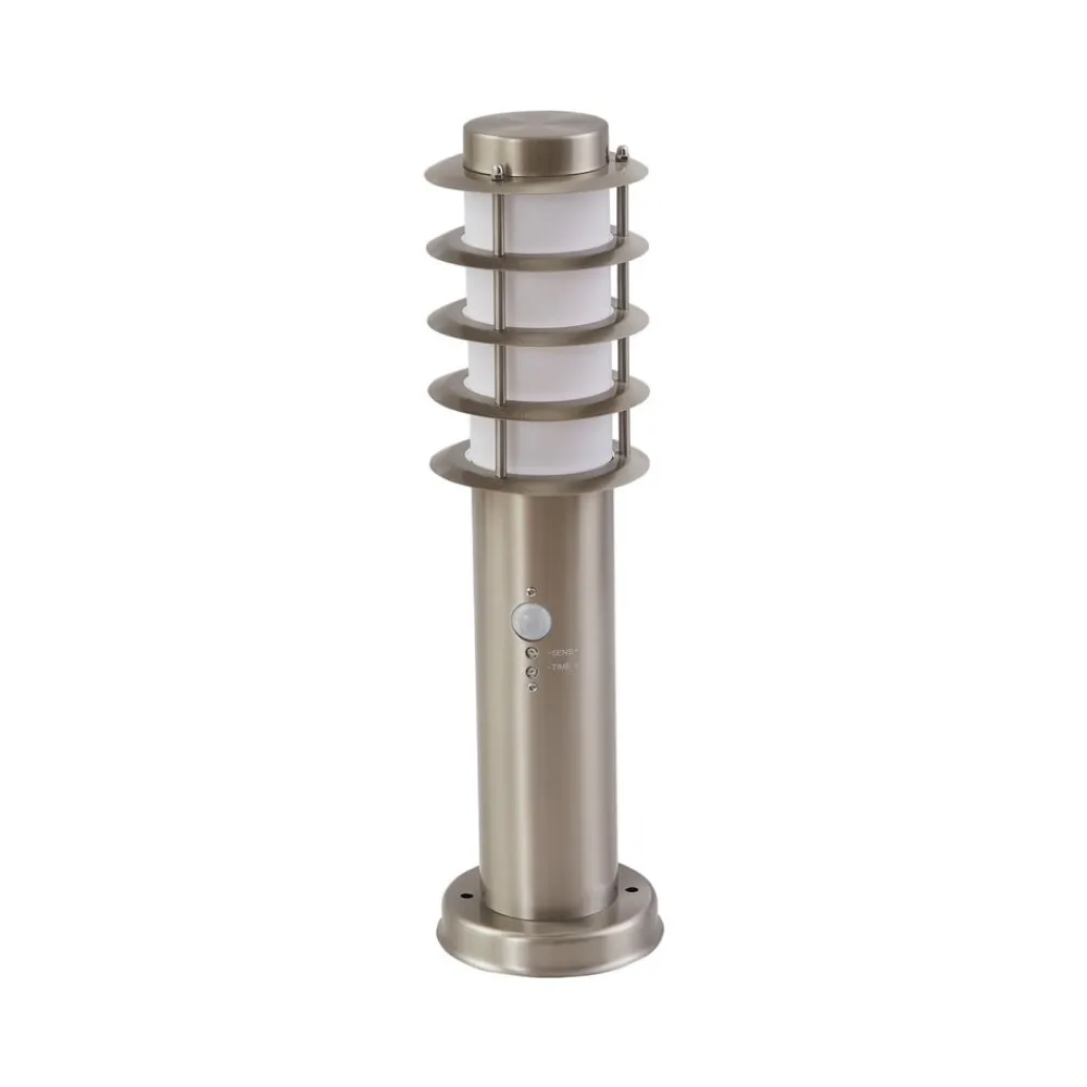 Lindby Sokkellamper Med Sensor|Sokkellamper > sokkellampe Hanja, sensor, stål, Ø 11,7 cm