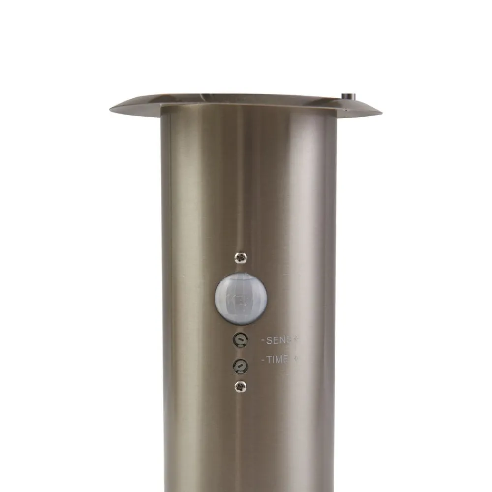 Lindby Sokkellamper Med Sensor|Sokkellamper > sokkellampe Hanja, sensor, stål, Ø 11,7 cm