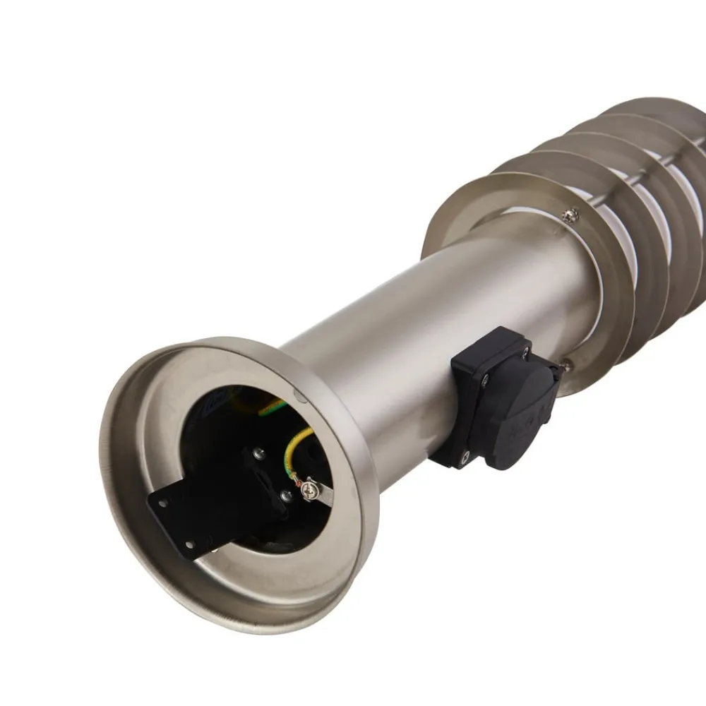 Lindby Sokkellamper Med Sensor|Sokkellamper > sokkellampe Hanja, sensor, stål, Ø 11,7 cm