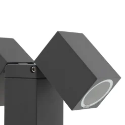 Lindby Terrassebelysning|Sokkellamper > sokkellampe Othil, 2 lyskilder, 50 cm, antracit, metal