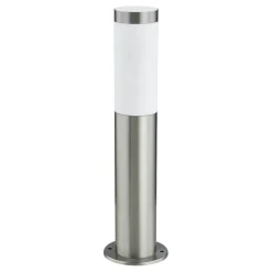 Sokkellamper|Sokkellamper Med Sensor ^ Lindby Sokkellampe Statius, grå, stål, sensor, 45 cm