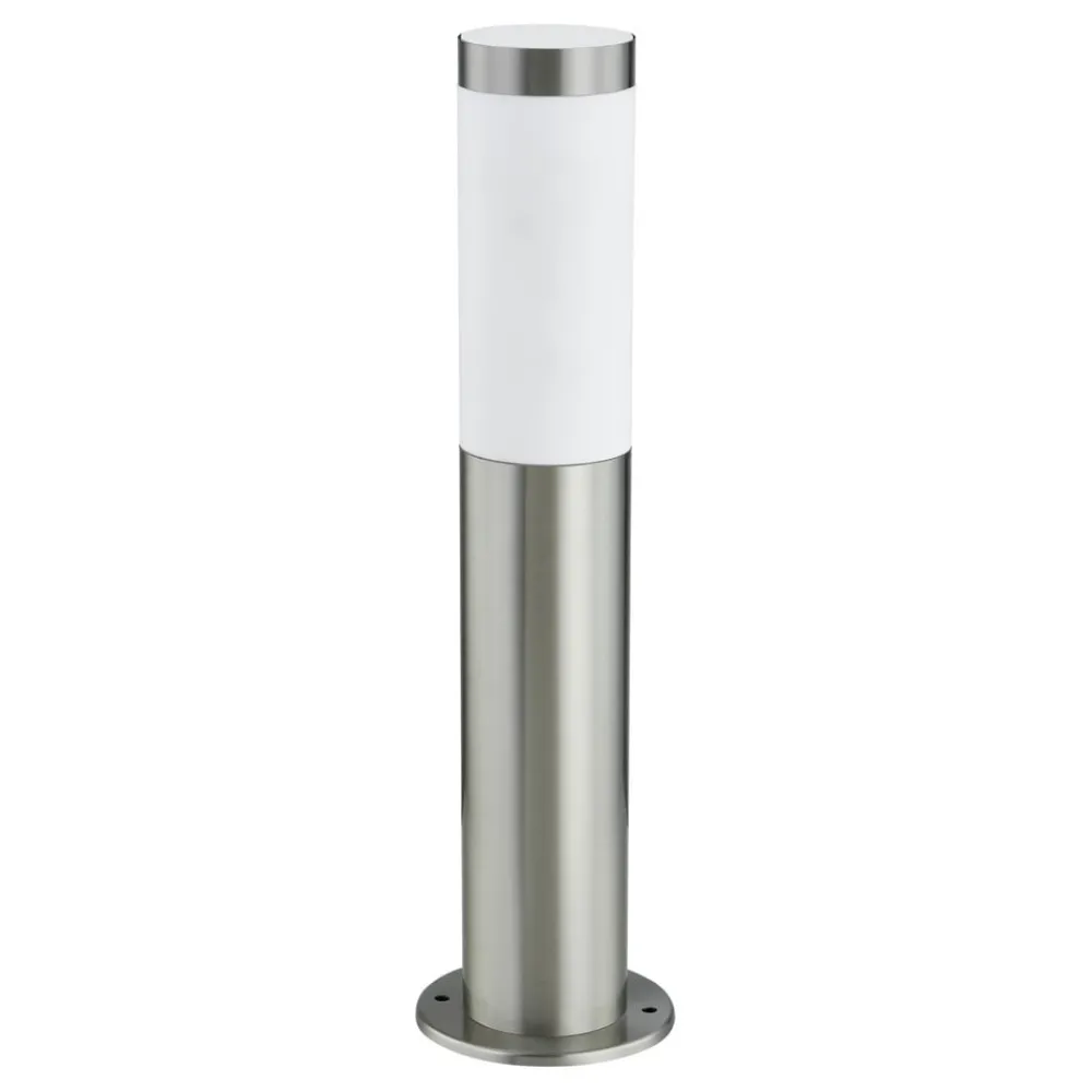 Sokkellamper|Sokkellamper Med Sensor ^ Lindby Sokkellampe Statius, grå, stål, sensor, 45 cm