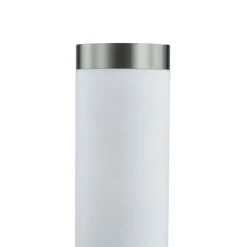 Sokkellamper|Sokkellamper Med Sensor ^ Lindby Sokkellampe Statius, grå, stål, sensor, 45 cm