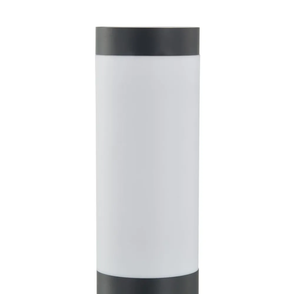 Lindby Terrassebelysning|Sokkellamper > sokkellampe Statius, højde 45 cm, antracit, stål