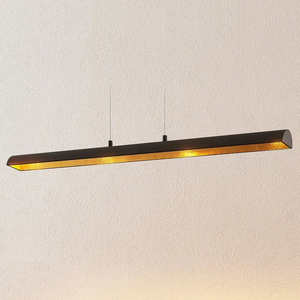 Lindby Pendellamper > Solvina LED-hængelampe til spisebord aflang