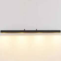 Lindby Pendellamper > Solvina LED-hængelampe til spisebord aflang